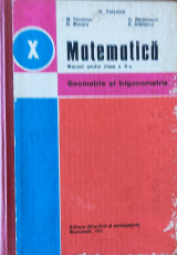 Matematica, Geometrie si trigonometrie x