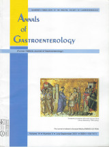 Annals of Gastroenterology ( Former Hellenic Journal of Gastroenterology) Volume 14, Number 3, July- September 2001