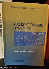 Macroeconomic Dynamics [Volume 21, Number I, January 2017]