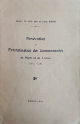 Persécution et Extermination des Communautés de Macri et de Livissi (1914-1918)