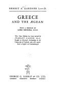 Greece and the Aegean
