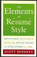 The Elements of Résumé Style