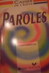 Paroles Cahier de l'eleve
