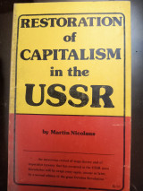 Restoration of the capitalism in the ussr