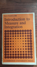Introduction to measure and integration