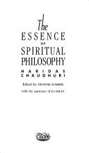 The Essence of Spiritual Philosophy