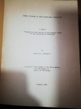 Dynamic Response of Three-Dimensional Foundations, A Thesis presemted to the Faculty of the Graduate School of the University of Minnesota