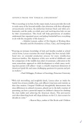 Unequal Childhoods
