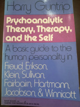 Psychoanalytic theory, therapy, and the self
