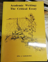 Academic writing:The Critical Essay