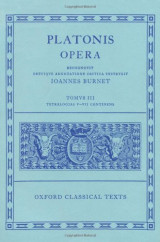 Platonis opera III - tetralogias v-vii
