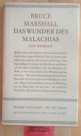 Das Wunder des Malachias. Ein Roman.