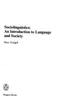 Sociolinguistics