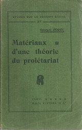 Matériaux d'une théorie du prolétariat