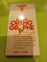 Apprendre ortho graphe
