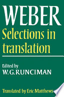 Max Weber: Selections in Translation