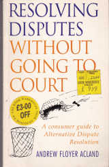 Resolving disputes without going to court