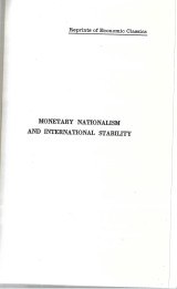 Monetary Nationalism and International Stability