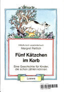 Fünf Kätzchen im Korb