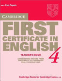 Cambridge First Certificate in English 4 Teacher's Book