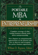The Portable MBA in Entrepreneurship