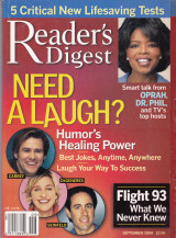Περιοδικό Reader's Digest. Σεπτέμβριος 2004