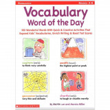 Vocabularty Word of the Day Grades 3-6