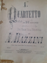 A.bazzini quartetto in do maggiore