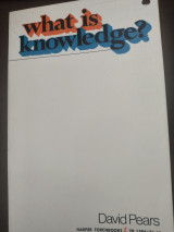 What is knowledge?