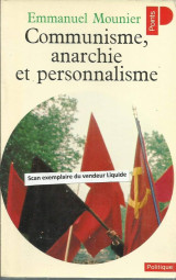 Communisme, anarchie et personnalisme
