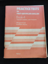 Practice Tests for First Certificate English Book 4 Teacher's Edition