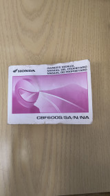 Honda owner's manual cbf600s