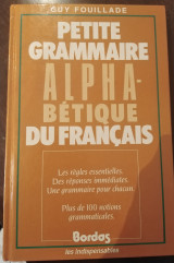 Petite grammaire alphabétique du français