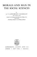 Morals and Man in the Social Sciences