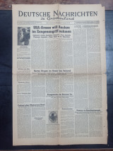 Εφημερίδα Deutsche Nachrichten für Griechenland, Αθήνα 7-10-1944