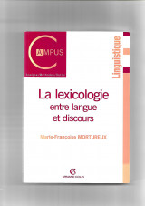 La lexicologie entre langue et discours