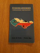 Czechoslovakia. Pocket map