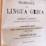 Grammatica della Lingua Greca di Giorgio Curtius - Quindicesima Edizione, Torino 1888