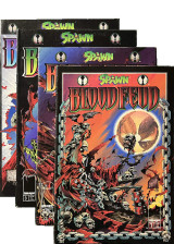 Spawn: Blood Feud (1995, full 4-issues limited series, Story by Alan Moore)