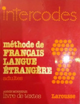 Intercodes 2 Methode De Francais Langue Etrangere adultes