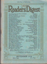 Reader’s Digest, September 1938