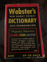 Webster’s new handy pocket dictionary self pronouncing