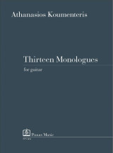 Thirteen Monologues for guitar
