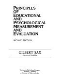 Principles of Educational and Psychological Measurement and Evaluation