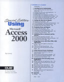 Special Edition Using Microsoft® Access 2000