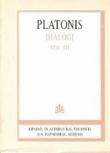 Platonis, Dialogi, Vol. 3