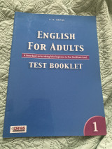 English for Adults test booklet 1