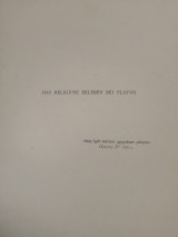 Das religiöse Erleben bei Platon