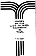 Problem Solving and Structured Programming in PASCAL
