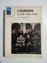 L'Europe de 1815 à nos jours